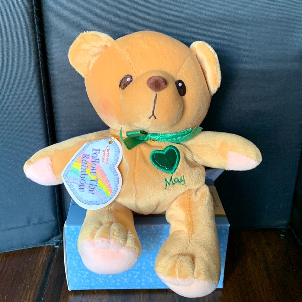 Cherished Teddies 1999 May 7” plush stuffed animal Bear Rare with Original Tag